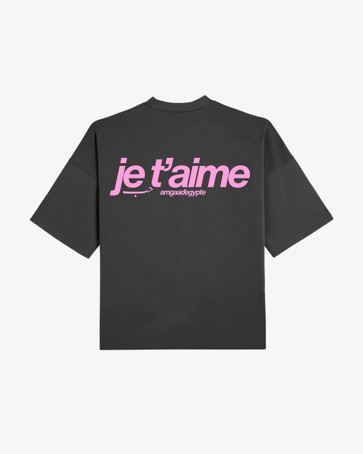 (A-I) Je T'aime summer tee (Grey)